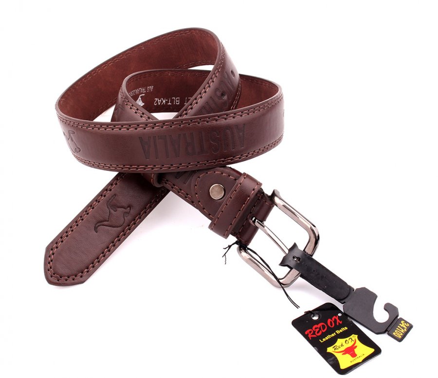 Souvenirs Belts (3.5cm Brown Kangaroo) BLT-KA2