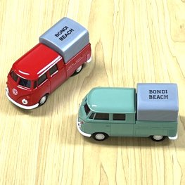 Clear Crystal Sticker Label with 4.75" VW Double Cabin Pick Up