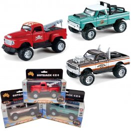 1:36 Diecast 4x4 Ford Pick Ups Outback 4x4, 3 Asst. AO638W 1:36 Diecast 4x4 Ford Pick Ups Outback 4x4, 3 Asst. AO638W