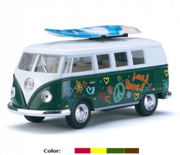 1:32 5" 1962 VW Classical Bus with Printing & Surf Board KT5060DFS 1:32 5" 1962 VW Classical Bus with Printing & Surf Board KT5060DFS