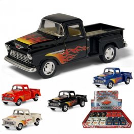 1:32 1955 Chevy Stepside Pick Up with Printing KT5330DF 1:32 1955 Chevy Stepside Pick Up with Printing KT5330DF