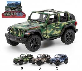 1:34 5" 2018 Jeep Wrangler Camo (Open Top) KT5420DA 1:34 5" 2018 Jeep Wrangler Camo (Open Top) KT5420DA