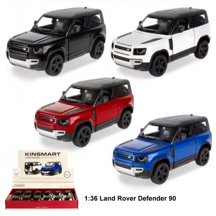 1:36 Land Rover Defender 90 (5\" Model, Prited Body) KT5428D