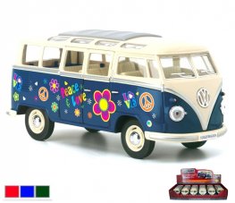 1:24 1962 Volkswagen Classical Bus with Printing (6 Pcs/Box) KT7005DF 1:24 1962 Volkswagen Classical Bus with Printing (6 Pcs/Box) KT7005DF