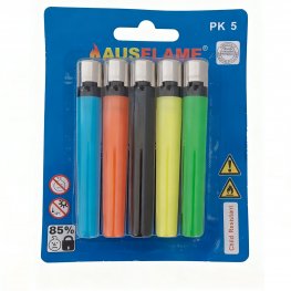 Pack Of 5 Disposable Flint Gas Lighters DL-845-PK5 Pack Of 5 Disposable Flint Gas Lighters DL-845-PK5