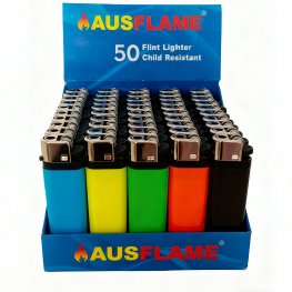 Solid Colors Disposable Flint Gas Lighters - DL-845-SC