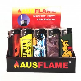 Aussie Electronic Gas Refillable Lighters TD817-AU Aussie Electronic Gas Refillable Lighters TD817-AU