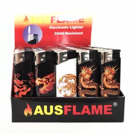 Dragon Electronic Gas Refillable Lighters TD817-Dragon Dragon Electronic Gas Refillable Lighters TD817-Dragon