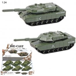 8" Diecast Models 1:24 Combat Tank (2 Styles) 8" Diecast Models 1:24 Combat Tank (2 Styles)