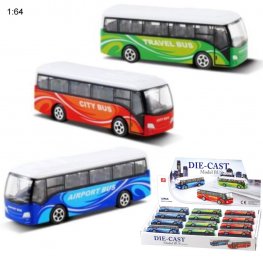 4" Diecast Models 1:64 CityBus (3 Assot.) 4" Diecast Models 1:64 CityBus (3 Assot.)