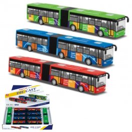 7" Diecast Models 1:64 City Long Bus (3 Assot.) 7" Diecast Models 1:64 City Long Bus (3 Assot.)