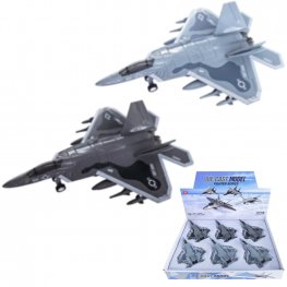 8" Diecast Models 1:400 F22 Fighter Jet 8" Diecast Models 1:400 F22 Fighter Jet