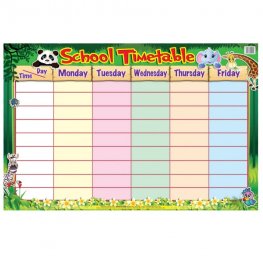 School Timetable - Educational Chart (MM09900)