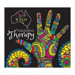 Colour 'N' Relax Colourful Therapy (48 Pages Adult Colouring Book) MM11204