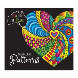 Colour 'N' Relax Seamess Patterns (48 Pages Adult Colouring Book) MM11303