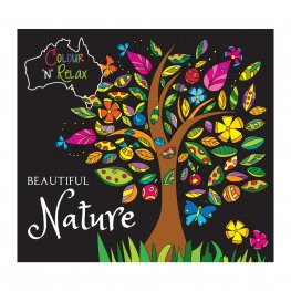 Colour 'N' Relax Beautful Nayure (48 Pages Adult Colouring Book) MM11402