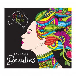 Colour 'N' Relax Fantastic Beauties (48 Pages Adult Colouring Book) MM11501