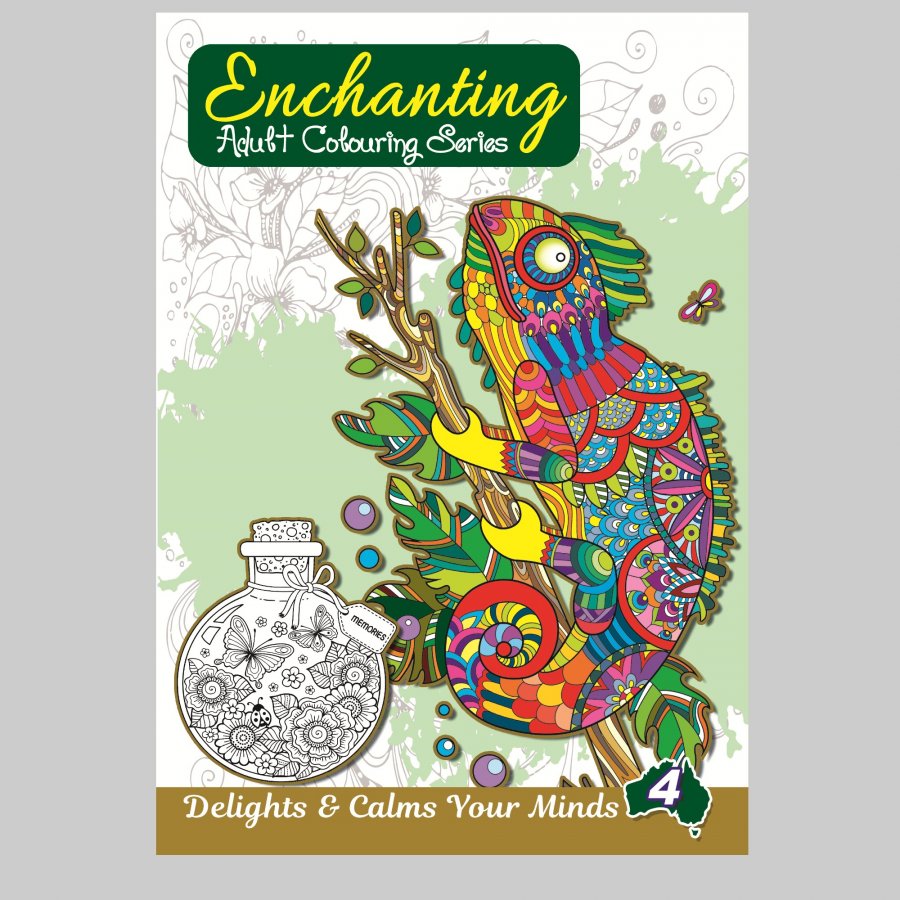 48 Pages Enchanting Adult Colouring Series 4 (MM12001)