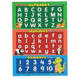 Let's Learn Alphabet - Educational Chart (MM21542)