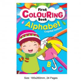 First Colouring Book Alphabet Capital Letters (MM80511)