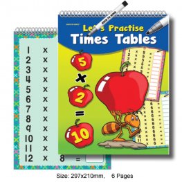 Flip Flash Let's Practise Time Tables (MM72146)