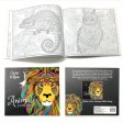 Colour 'N' Relax Animal Kingdom (46 Pages Adult Colouring Book) MM87004