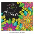 Colour 'N' Relax Creative Flowers (46 Pages Adult Colouring Book) MM87301