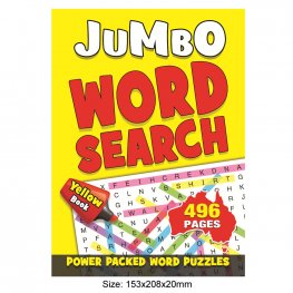 496 Pages Word Search Book Yellow (MM88803)