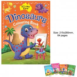 It's My First Dinosaurs Clolouring Book (MM94408)