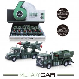 6" Diecast Models Military Rocket Battle Vehicle (2 Assorted) MY2461D-12 6" Diecast Models Military Rocket Battle Vehicle (2 Assorted) MY2461D-12