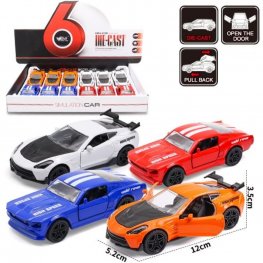 5" Diecast Models Ford & Chevrolet (4 Colours Asst.) MY2479D-12 5" Diecast Models Ford & Chevrolet (4 Colours Asst.) MY2479D-12