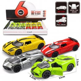 5" Diecast Models Lamborghini & Koenigsegg (4 Colours Asst.) MY2482D-12 5" Diecast Models Lamborghini & Koenigsegg (4 Colours Asst.) MY2482D-12