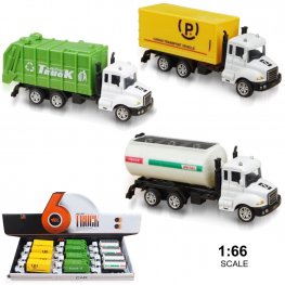 1:66 City Truck A (3 Assorted, Pull Back Action) MY2569D-12 1:66 City Truck A (3 Assorted, Pull Back Action) MY2569D-12