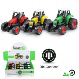 3" Diecast Models Farm Tractor A (3 Colours Assorted) MY2573D-12 3" Diecast Models Farm Tractor A (3 Colours Assorted) MY2573D-12
