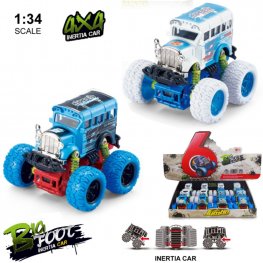 5" 1:34 Diecast Big Wheel School Bus (3 Assorted, Pull Back Action) MY2576D-12 5" 1:34 Diecast Big Wheel School Bus (3 Assorted, Pull Back Action) MY2576D-12