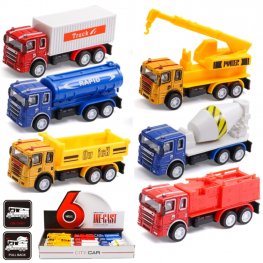 3.5" Diecast Models City Trucks B (6 Assorted) MY2578D-12 3.5" Diecast Models City Trucks B (6 Assorted) MY2578D-12