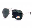 Aviator Metal Polarized Sunglasses AV007PM-1