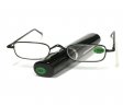 Reading Glasses Metal Frame Spring Temple with Case R9024