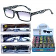 UV400 Protection Reading Glasses with Case in Display Box Package 36