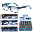 UV400 Protection Reading Glasses with Case in Display Box Package 36