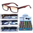 UV400 Protection Reading Glasses with Case in Display Box Package 36