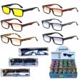 UV400 Protection Reading Glasses with Case in Display Box Package 36