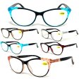 Spring Temple Plastic Unisex Reading Glasses 2 Style Asstd R9276/77