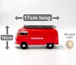 1:24 Volkswagen Type 2 (T1) Delivery Van - Fire Truck with Ladder and Nozzle (Red) MM79564FT