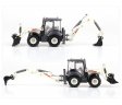 1:50 White Backhoe Loade Heavy Die cast Model KDW625004W