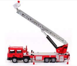 1:50 Ladder Fire Engine Truck Heavy Die cast Model KDW625012W 1:50 Ladder Fire Engine Truck Heavy Die cast Model KDW625012W