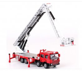 1:50 Aerial Fire Truck Construction Vehicle Heavy Die cast Model KDW625014W 1:50 Aerial Fire Truck Construction Vehicle Heavy Die cast Model KDW625014W