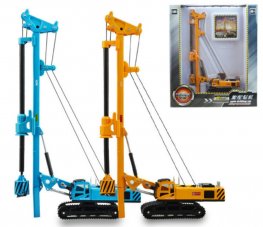 1:64 Rotary Drilling Rig Crawler Construction Piling Machinery (Yellow) KDW625021W 1:64 Rotary Drilling Rig Crawler Construction Piling Machinery (Yellow) KDW625021W