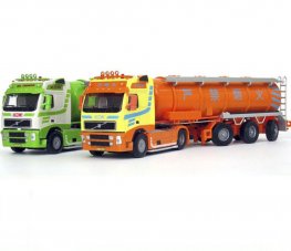 1:50 Oil Tank Truck (Orange) Heavy Diecast Model KDW625028W 1:50 Oil Tank Truck (Orange) Heavy Diecast Model KDW625028W