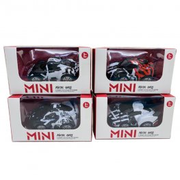 3" Diecast Mini Car with Paint Vehicle 4 Style Mixed Window Box WGT2413-1 3" Diecast Mini Car with Paint Vehicle 4 Style Mixed Window Box WGT2413-1